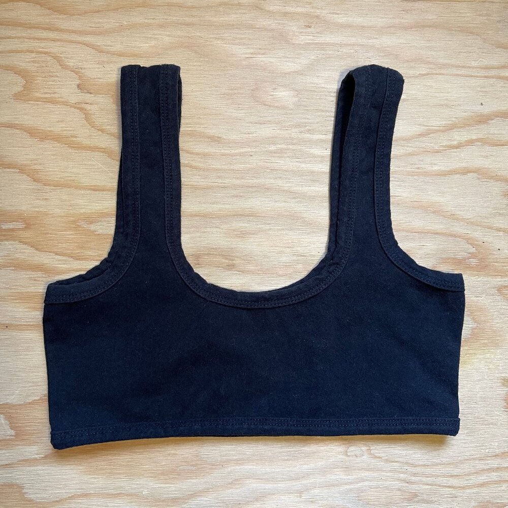 🖤 ARQ WIDE STRAP Bra BLACK Bralette SIZE M Very Good Condition